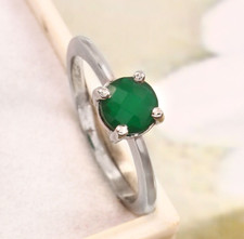 Onyx Ring 925 Sterling Silver Green Onyx Ring Daughter Ring Birthday Gift Fr Her