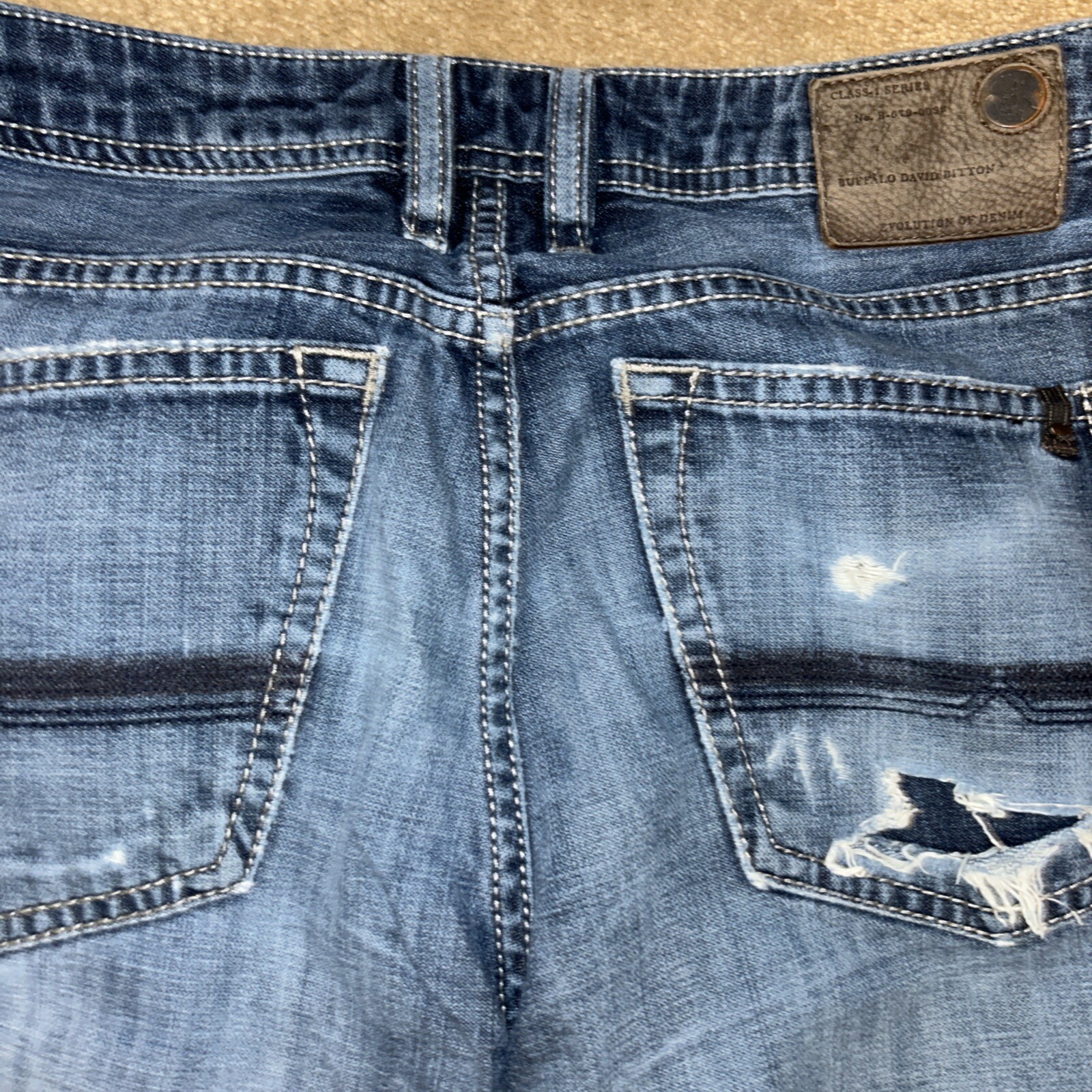 Buffalo David Bitton Driven Basic Straight Cotton… - image 17