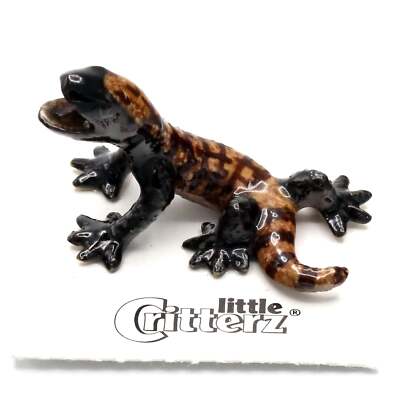 Little Critterz Lizard - Gila Monster ''Arizona'' - Miniature Porcelain Figurine