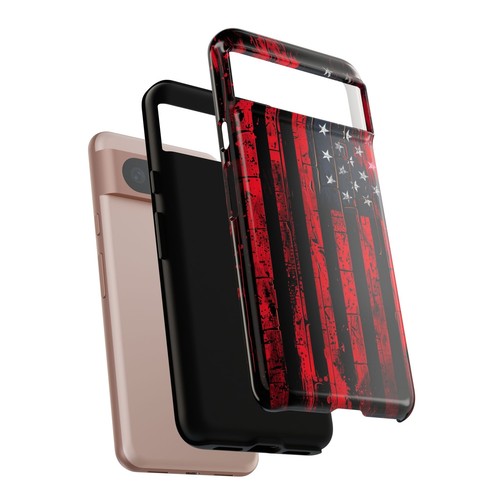 iPhone/Galaxy/Google Rugged American Flag Neon Colors Patriotic Tough Phone Case - Picture 138 of 274