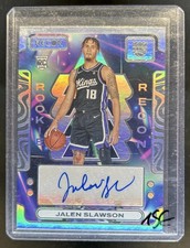 2023-24 Panini Recon Jalen Slawson Signatures RC Auto #/149 Kings Rookie