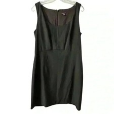 Ann Taylor Women's Black Sleeveless Sheath Dress Size 10 Formal Work