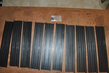 Aurora AFX Speed-Lok, 15" straight track Lot Of 10, Broken tabs, rust. Cheap 