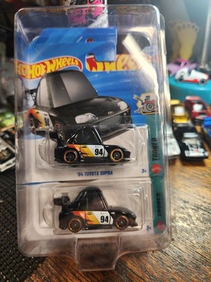 2026 Hot Wheels Toon'd '94 Toyota Supra L CASE PULL 2 INTERNATIONAL CARDS PROTEC