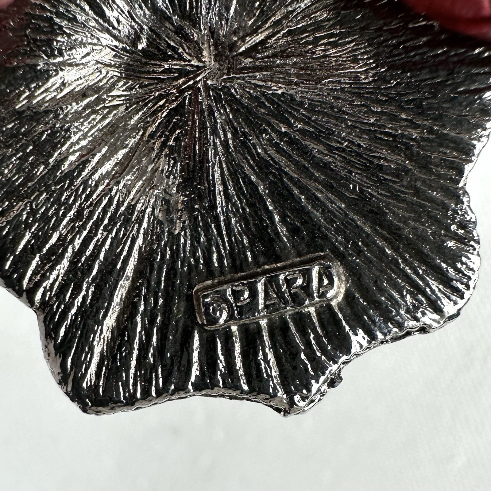 Stunning Vintage Western Ruby Red Rhinestones Sil… - image 12