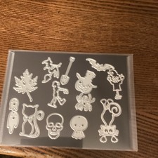 Halloween Metal Cutting Dies Set for Crafts and Scrapbooking. Thirteen. New.