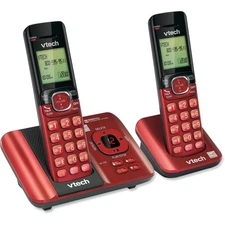 Cordless Phone with Answering System Caller ID Call Waiting 2 Handsets