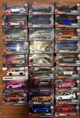 Jada toys Fast and Furious 1/32 Lot (42 Cars) Great Collection HTF