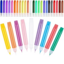 Suncatcher Paint Pens Bulk Kit 24 Pcs 24 Colors 10ML Each School Supplies for...
