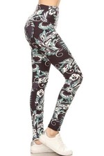 Buttery Smooth Midnight Minty Mandala High Waist Leggings