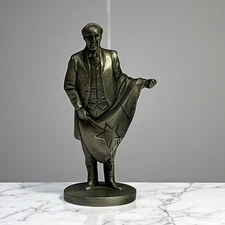 Vintage Sam Houston National Historical Society Pewter Figurine NHS  from 1980