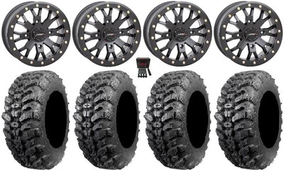 System 3 SB-4 14'' Wheels Black (6+1) 32'' Sniper 920 Tires RZR Turbo S / RS1