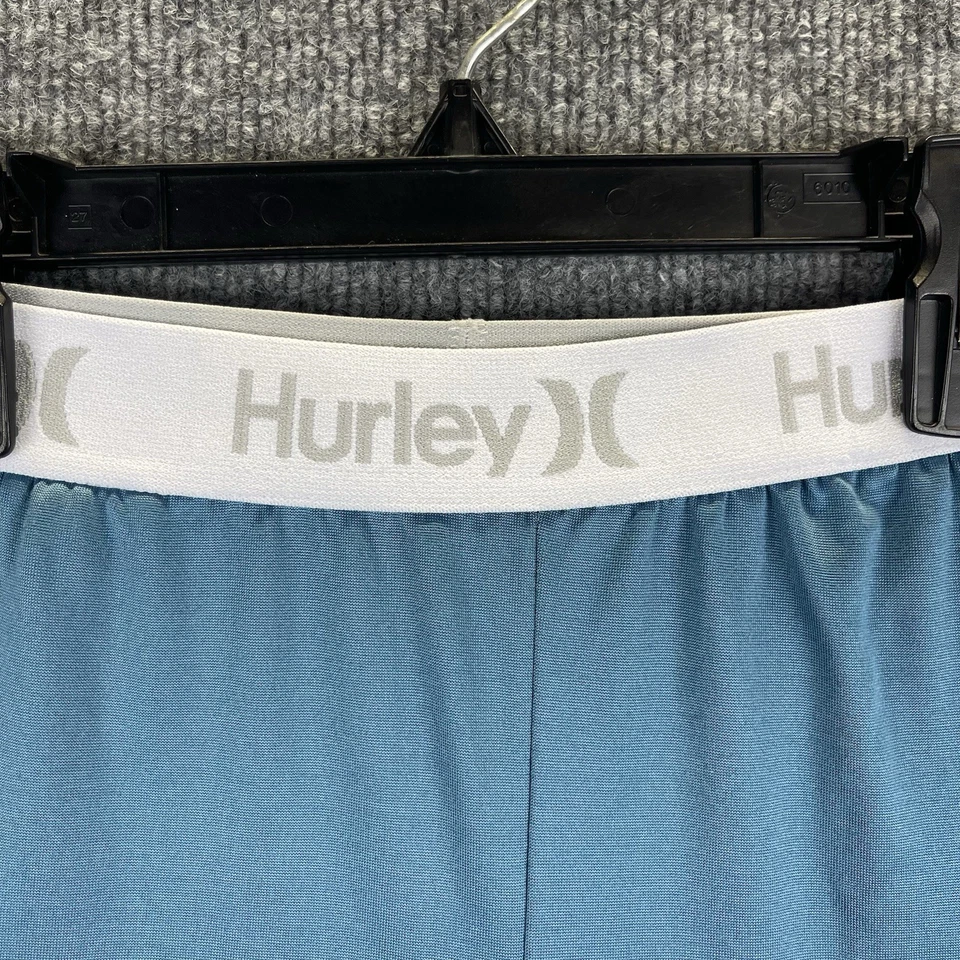Pantalones Hurley para hombre grandes bolsillos azules cintura elástica ligera Foto 3 de 4