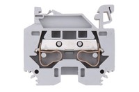 Schienenverbinder 2-Draht 10Mm2 Grau 284-101