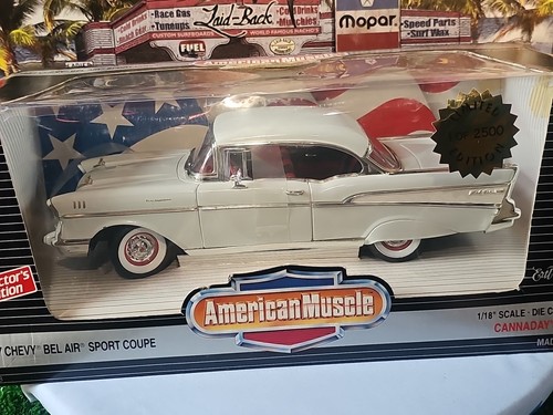 VINTAGE ERTL AMERICAN MUSCLE 1957 Chevy Bel Air Sportcoupe schönes Auto 🚗 - Bild 18 von 24