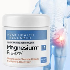 Magnesium Freeze Topical Magnesium Cream with Niacinamide For Joints Low Back US