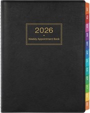 2026 Appointment Book - 2026 Daily Hourly Planner, Large Planner Weekly Monthly 