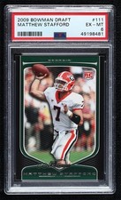 2009 Bowman Draft Picks Matthew Stafford #111 PSA 6 0d8r