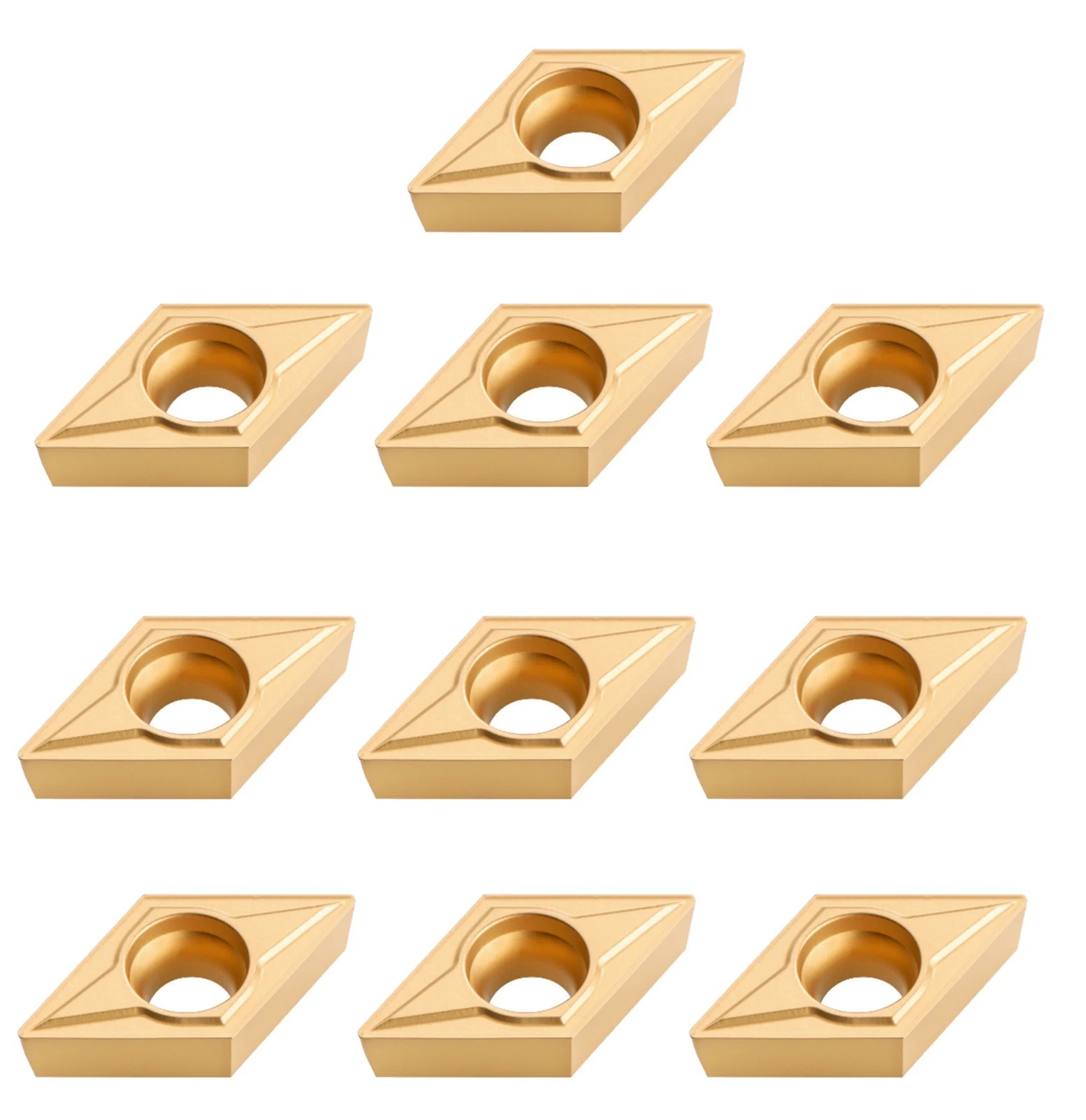 Metamo Indexable Carbide Insert Pack of 10 DCMT 11 T 304 Inserts - 623560000