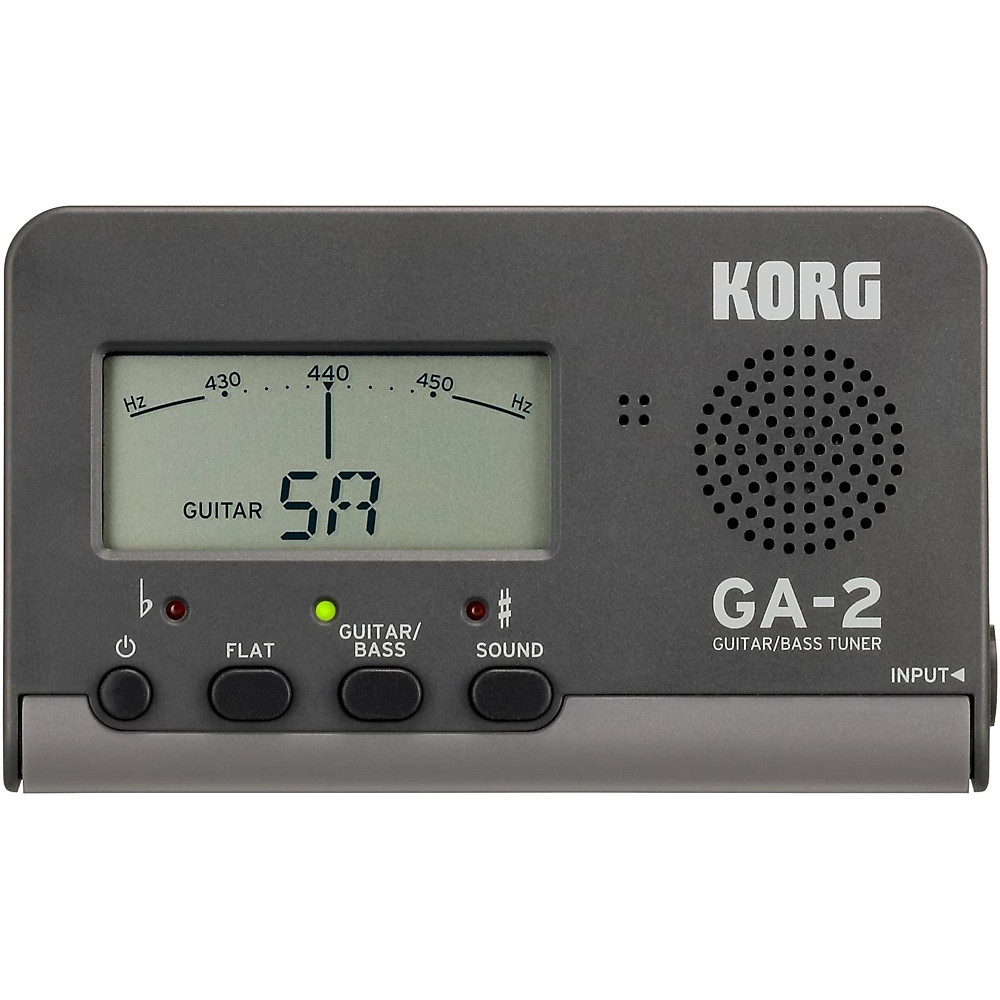 Korg GA-2 Handheld Guitar and Bass Tuner Black 4190₽