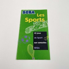 SEGA Promotional Brochure "The Sports" FRA Excellent Condition