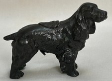 Vintage Metal Cocker Spaniel 3" Dog Figure Plymouth Massachusetts