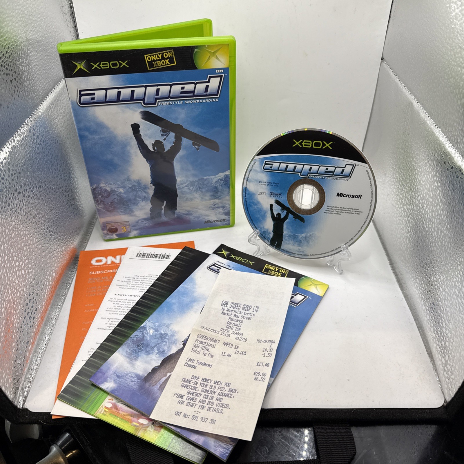 Amped: Freestyle Snowboarding (Microsoft Xbox, 2002)