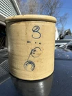 Antique Red Wing 3 gallon Salt Glaze Minnesota Stoneware Crock
