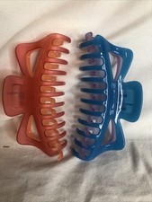 2-Large 2 Tone Hair Claw Clips New