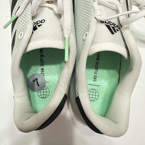 Adidas Unisex Adult The Road Cycling Shoe SIZE Women 8 | Men 7 White & Green NEW - Picture 11 of 12
