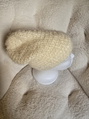 NEW Custom Handmade Slouchy Beanie off-white color 