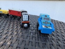 Thomas Friends Wooden Railway Sodor Mixed Lot 6pc Diesel Tender Baggage Car