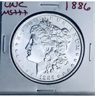 New Listing1886 BU GEM MORGAN SILVER DOLLAR UNC MS+++ U.S. MINT BEAUTIFUL BLAST WHITE COIN