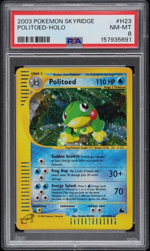 Politoed graded PSA 8 for sale on eBay