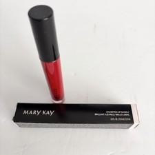 New In Box Mary Kay Unlimited Lip Gloss Iconic Red 153475
