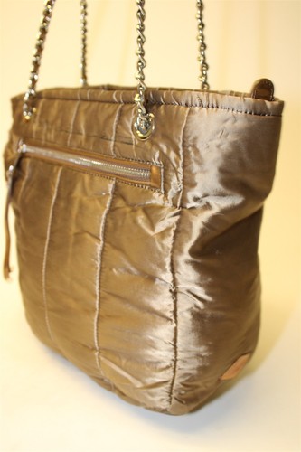 MZ Wallace New York Metallic Bronze Quilted Shoulder Tote Bag - Picture 21 of 24