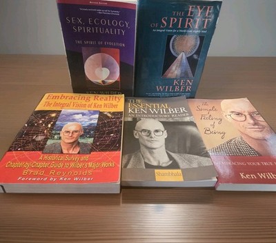 Ken Wilber 5 Spiritual Book Lot