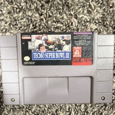 Tecmo Tecmo Super Bowl III for Super Nintendo SNES NTSC-U/C (US/Canada)