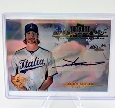 2013 Topps Tribute WBC Jason Grilli Italy Auto Gold #WTA-JG Braves Blue Jays