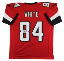 Roddy White Authentic Signed Red Pro Style Jersey Autographed BAS Witnessed