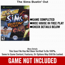 The Sims Bustin Out 100 Unlocked All Items Xbox USB Save