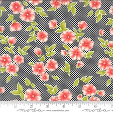 Figs Shirtings 20390 11 Black Floral Moda Fig Tree