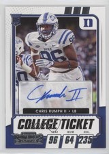 2021 Panini Contenders Draft Picks College Ticket Chris Rumph II #204 Auto 0w27