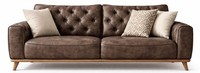 Braunes 3-Sitzer-Sofa Bequemes Schlafsofa Sofa-Bett WohnzimmermöBel