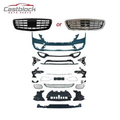 For 14-17 Upgrade 2018+ Mercedes S Class W222 S65 AMG Style Front