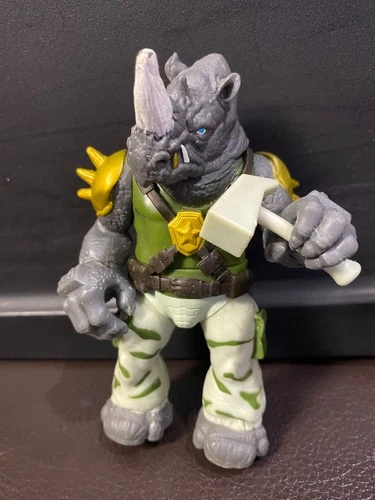 Rocksteady Action Figure 2014 Playmates 4.5" TMNT Teenage Mutant Ninja Turtles