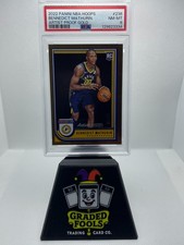2022 Panini NBA Hoops #236 - Benedict Mathurin - ARTIST PROOF GOLD /10 - PSA 8