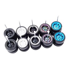 5 Sets Shelby Cobra 5 Color Rim Mix 11mm Rubber Tires For 164 Hot Wheel Swap 5 Sets Shelby Cobra 5 Color Rim Mix 11mm Rubber Tires For 164 Hot Wheel Swap
