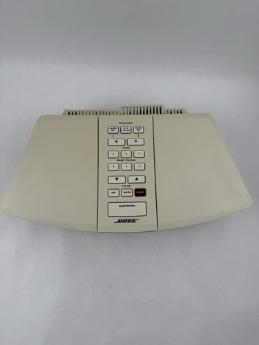 Bose Wave Radio AWR1-1W AM FM Stereo Alarm Clock Off White W/ Remote & Manuals - Picture 10 of 21