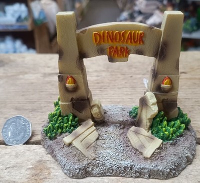 Jurassic Dinosaurier Park Tor Aquarium Brücke Aquarium Bogen Ornament 